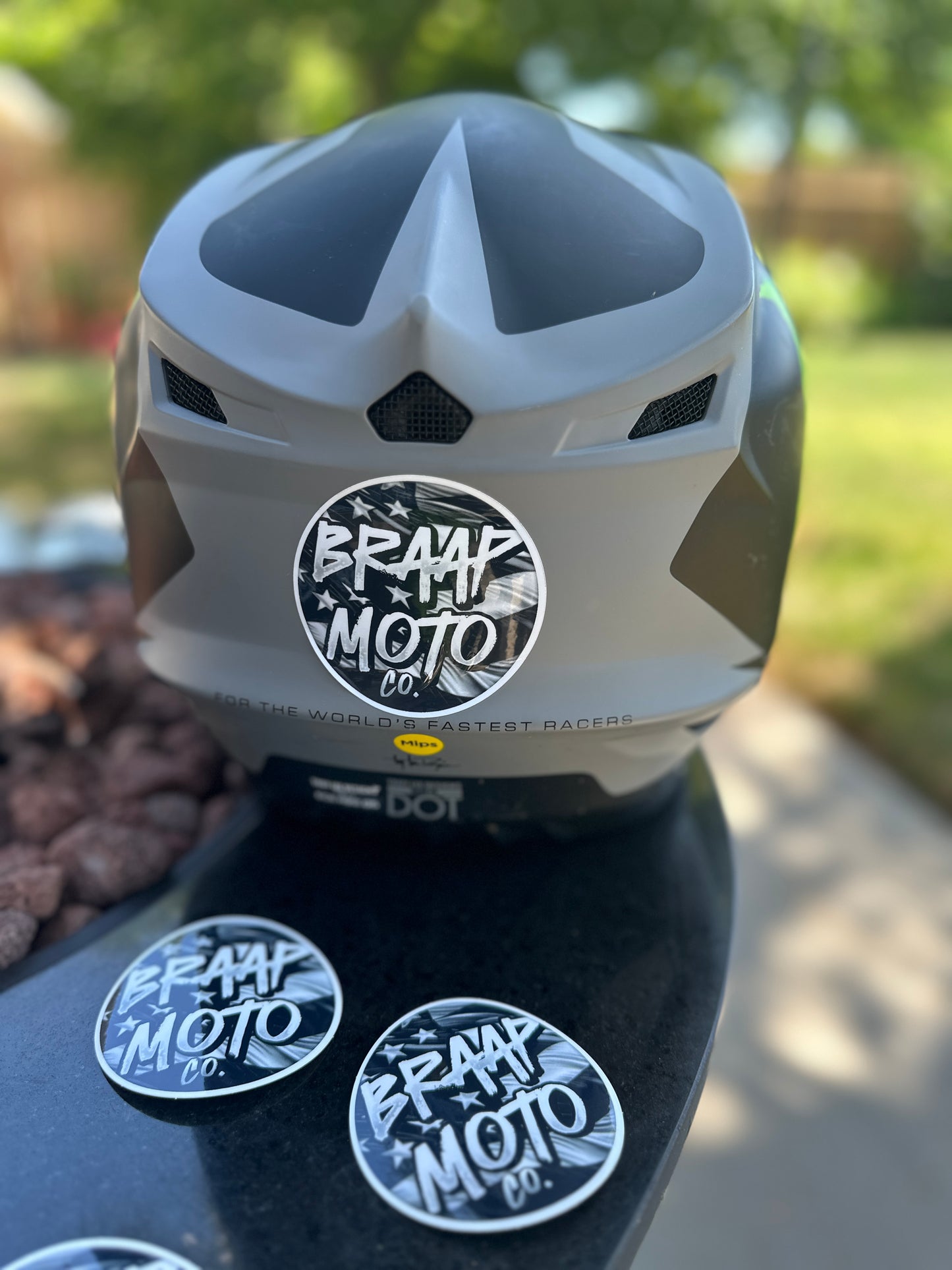 3 Pack of BraapMotoCo Stickers